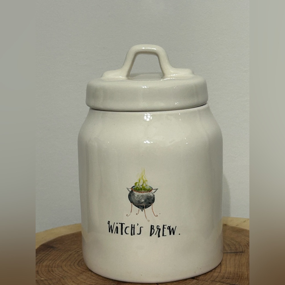Rae Dunn Witch's Brew Ceramic Jar